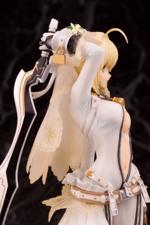 [Preview - Figurine] Saber Bride - FateExtra CCC - Alphamax (12)