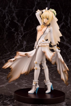 [Preview - Figurine] Saber Bride - FateExtra CCC - Alphamax (4)