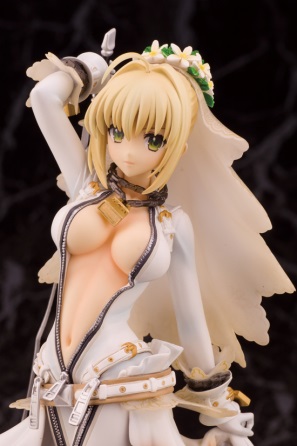 [Preview - Figurine] Saber Bride - FateExtra CCC - Alphamax (8)
