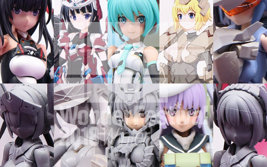 Wonder Festival 2018 Winter | Model kits Kotobukiya, Megami Device, Frame Arms Girl