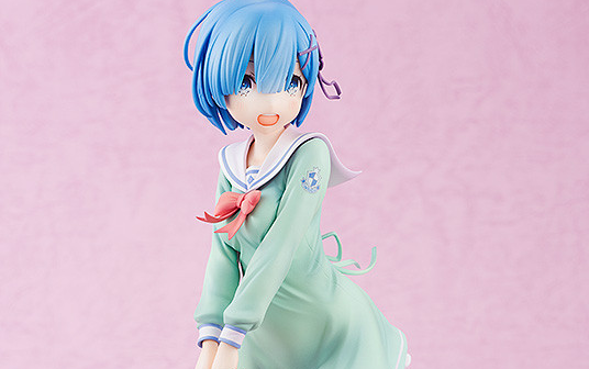 Preview Figurine Rem High School Uniform ver.「Re:Zero」 | KADOKAWA