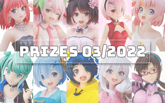 Les figurines prizes de mars 2022